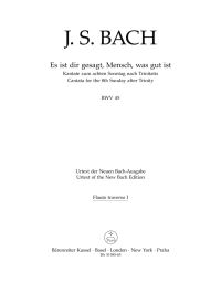 Cantata No.45: Es ist dir gesagt, Mensch, was gut ist (BWV 45) (Wind Set)