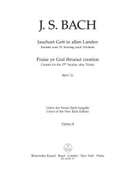 Cantata No.51: Jauchzet Gott In Allen Landen (BWV 51) (Violin II)