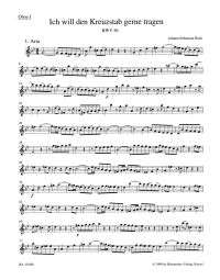 Cantata No.56: Ich will den Kreuzstab gerne tragen (BWV 56) (Wind Set)