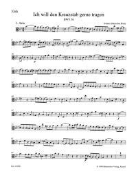 Cantata No.56: Ich will den Kreuzstab gerne tragen (BWV 56) (Viola)
