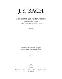 Cantata No.62: Nun komm, der Heiden Heiland (BWV 62) (Viola)