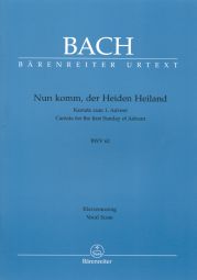 Cantata No.62: Nun komm, der Heiden Heiland (BWV 62) (Vocal Score)
