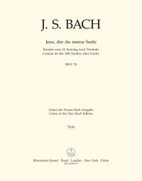 Cantata No.78 Jesu, der du meine Seele (BWV 78) (Viola)