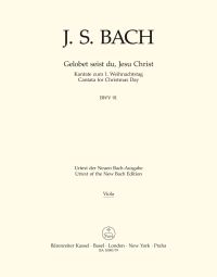 Cantata No.91 Gelobet seist du, Jesu Christ (BWV 91) (Viola)