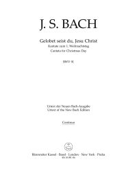 Cantata No.91 Gelobet seist du, Jesu Christ (BWV 91) (Cello/Bass)
