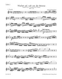 Cantata No.140 Wachet auf, ruft uns die Stimme (BWV 140) (Violin I)