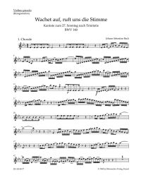 Cantata No.140 Wachet auf, ruft uns die Stimme (BWV 140)  (Violino piccolo)