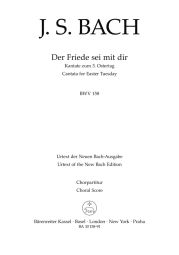 Cantata No.158 Der Friede sei mit dir (BWV 158) (Choral Score)