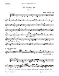 Cantata No.166 Wo gehest du hin? (BWV 166) (Violin II)