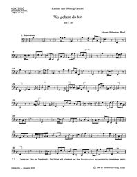Cantata No.166 Wo gehest du hin? (BWV 166) (Cello/Bass)