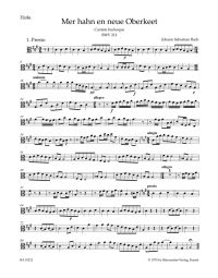 Cantata No. 212: Mer Hahn En Neue Oberkeet (BWV 212) (Peasant Cantata) (Viola)