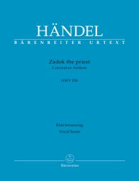 Zadok the Priest (HWV 258) Coronation Anthem (Vocal Score)