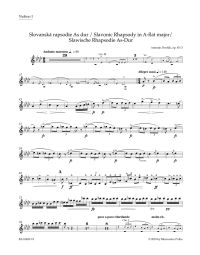 Slavonic Rhapsody No.3 in A-flat major Op.45 (Violin I)