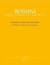 Andante, Theme and Variations for Flute, Clarinet, Horn and Bassoon