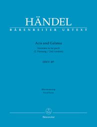 Acis and Galatea (HWV 49b, 2nd version) (Vocal score)
