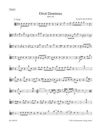 Dixit Dominus HWV 232 (Viola I)