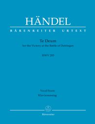 Dettinger Te Deum (HWV 283) (Vocal Score)