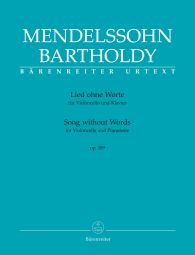 Song without Words for Violoncello and Pianoforte Op.109
