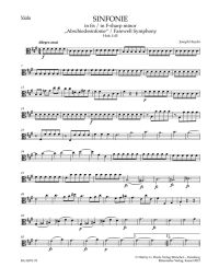 Symphony No.45 in F-sharp minor (Farewell) (Hob. I:45) (Viola)