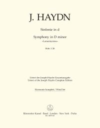 Symphony No.26 in D minor (Lamentazione) (Hob.I:26) (Wind Set)