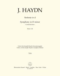Symphony No.26 in D minor (Lamentazione) (Hob.I:26) (Viola)