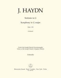 Symphony No.92 in G major (Oxford) (Hob I:92) (Cello)