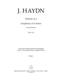 Symphony No.44 in E minor (Trauersinfonie) Hob.I:44 (Wind Set)