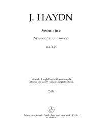Symphony No.52 in C minor Hob.I:52 (Viola)