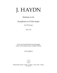 Symphony No.22 in E-flat major (The Philosopher) (Hob.I:22) (Wind Set)