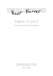 Enigma I-IV and VI for mixed chorus a cappella