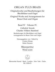 organ plus brass, Volume IV Cathedral Sounds (Wind Score in C)