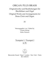 organ plus brass, Volume IV Cathedral Sounds (Trumpet I)