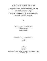 organ plus brass, Volume IV Cathedral Sounds (Trombone II)