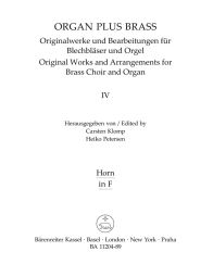 organ plus brass, Volume IV Cathedral Sounds (Horn in F)