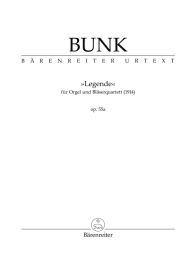 Legende for Organ and Brass Quartet Op.55a (Score & Parts)