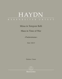 Missa in Tempore Belli (Hob.XXII:9) (Mass in Time of War) (Full Score, paperback)