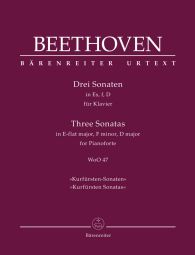 Three Sonatas for Pianoforte E-flat major, F minor, D major WoO 47 (Kurfürsten Sonatas)