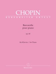 Barcarolle for Piano in F-sharp major Op.60