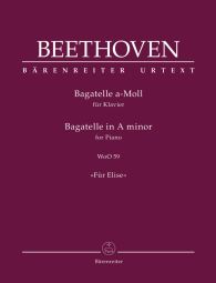 Bagatelle in A minor, WoO 59 Für Elise (Piano)