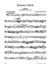 Rodrigo Suite (HWV 5) Cello/Bass Recorder