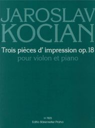 Three Pieces Op.18 for Violin & Piano
