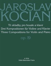 Three Compositions for Violin and Piano Op.19
