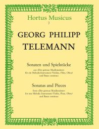 Sonatas and Pieces for one Melodic Instrument (Violin, Flute, Oboe) and Basso continuo