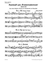 Incidental Music for A Midsummer Night's Dream Part 2 - From the opera The Fairy Queen (Cello)