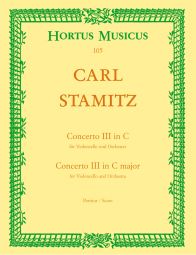 Concerto for Cello No. 3 in C major (Full Score)