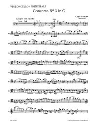 Concerto for Cello No. 3 in C major (Cello Solo)