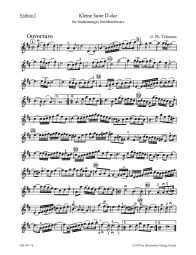 Little Suite in D major (Violin I)