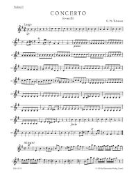 Concerto for Recorder and Flute in E minor (TWV 52: e1) (Violin II)