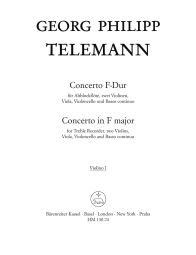 Concerto for Treble Recorder in F major (TWV 51:F1) (Violin I)