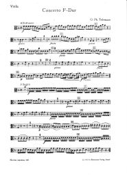 Concerto for Treble Recorder in F major (TWV 51:F1) (Viola)
